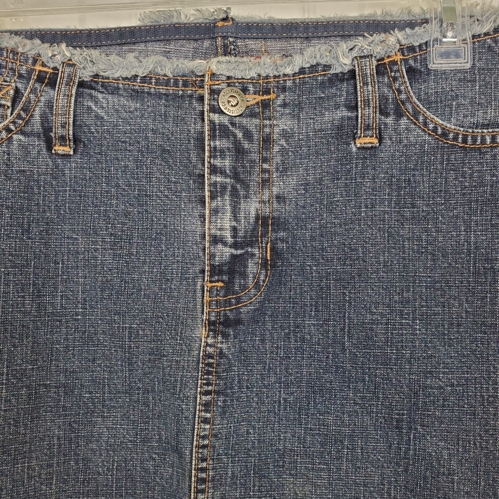 💗Hollister Women skirt Jean size 6 - Picture 4 of 7